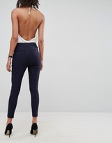 Thumbnail for your product : ASOS DESIGN high waist pants in skinny fit