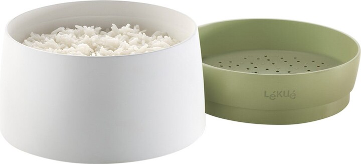 Container Store Lékué Microwave Quick Quinoa Green