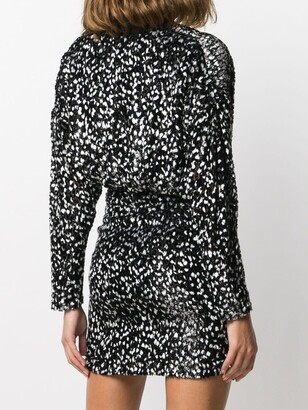 IRO Mielan leopard-print dress