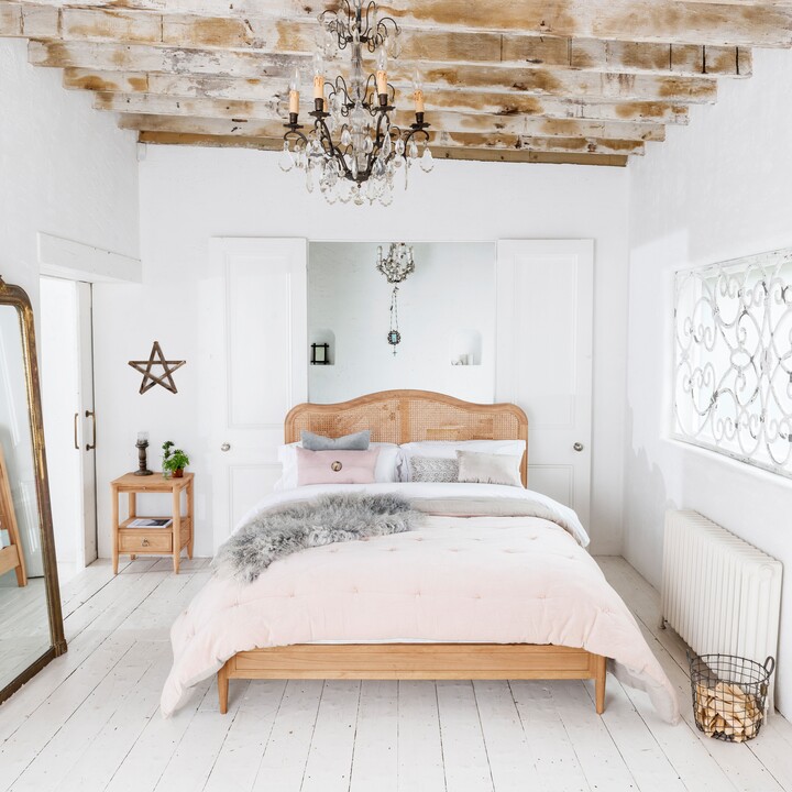 Dunelm Leonie Rattan Bed Oak ShopStyle