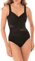 Thumbnail for your product : Miraclesuit Network Madero Ruched Criss Cross One-Piece Swimsuit