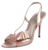 Thumbnail for your product : Jean-Michel Cazabat Bow Slingback Sandals Rose Bow Slingback Sandals