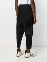 Thumbnail for your product : Homme Plissé Issey Miyake Cropped Pleated Trousers