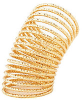 Thumbnail for your product : Charlotte Russe Etched Coil Cage Ring