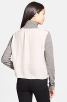 Thumbnail for your product : Tibi Mixed Media Turtleneck Sweater
