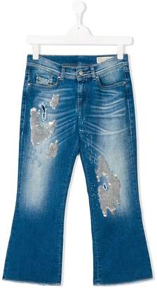 Diesel Kids distressed effect jeans