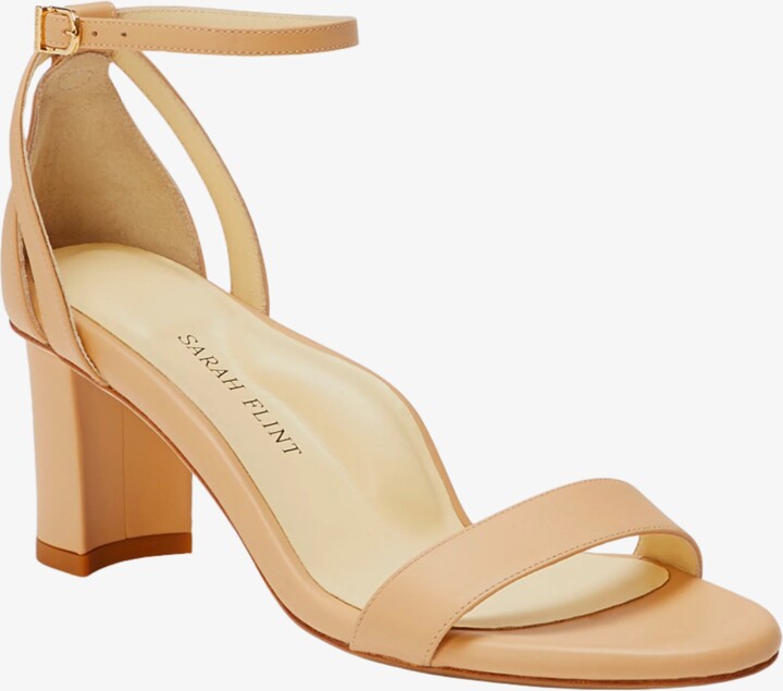 Sarah Flint Perfect Block Sandal 60 - Sand Calf