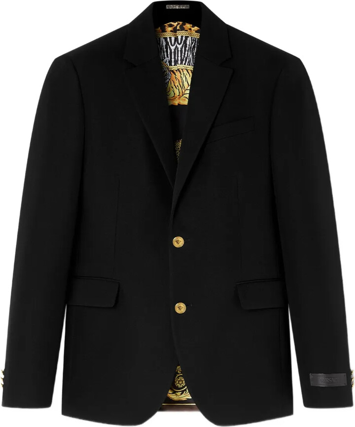 Versace Branded-Tab Jacket