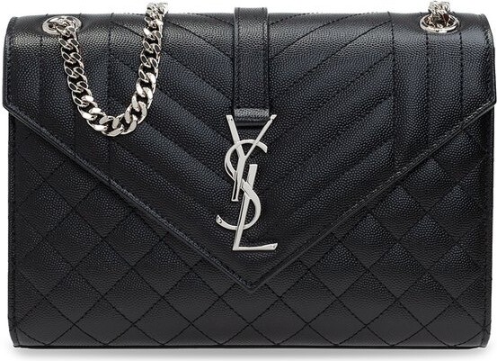 Saint Laurent Matelassé Envelope Medium Shoulder Bag
