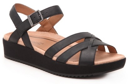 vionic violet platform sandal