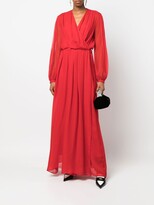 Thumbnail for your product : Rochas Tie-Fastened Flared Dress