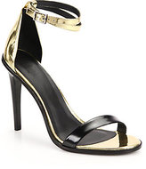 Thumbnail for your product : Tibi Amber Specchio Leather Sandals