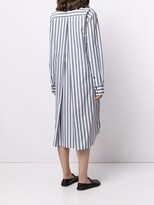 Thumbnail for your product : Proenza Schouler White Label Tied-Waist Striped Shirtdress