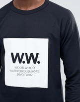 Thumbnail for your product : Wood Wood Tyrone Sweatshirt Box Logo Lightweight