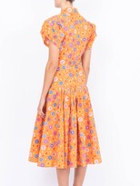 Thumbnail for your product : Lhd Orange Floral Glades Dress Orange