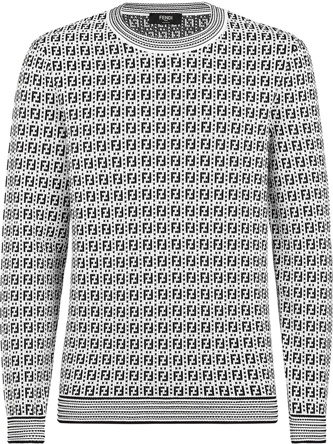 venskab bagagerum Foreman Fendi White Men's Sweaters | Shop the world's largest collection of fashion  | ShopStyle