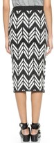 Thumbnail for your product : J.O.A. Chevron Knit Skirt