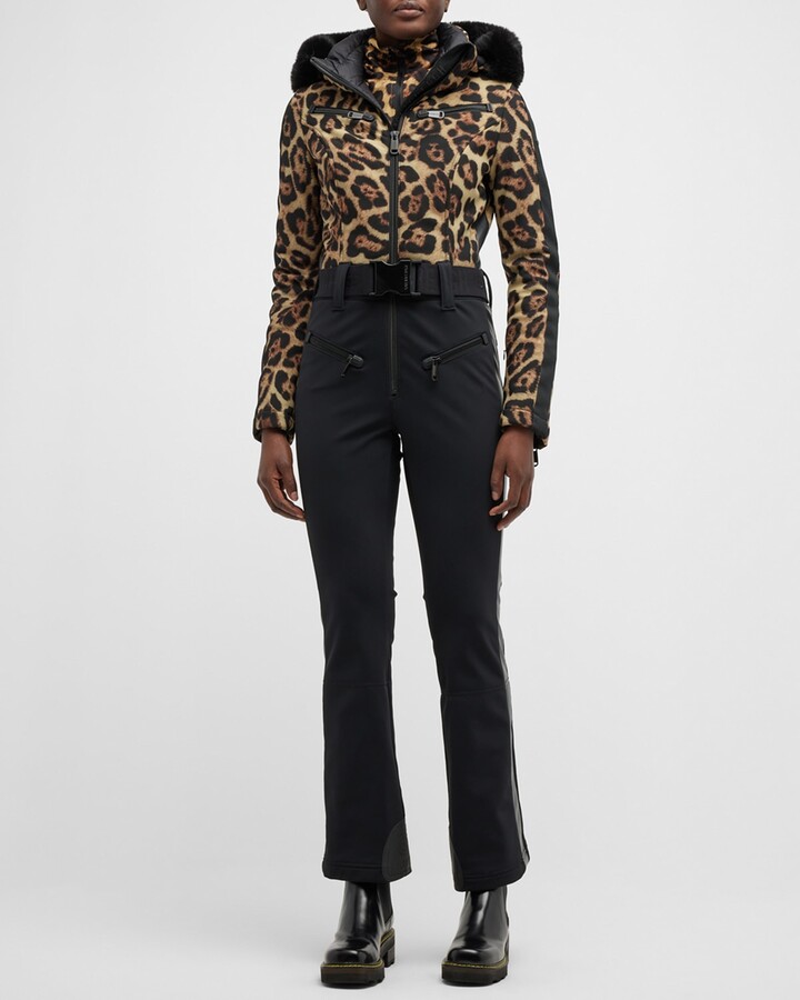 Goldbergh Lynx Leopard Print Belted Ski Suit ShopStyle Casual Jackets