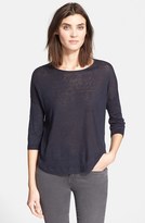 Thumbnail for your product : Theory 'Beylor' Linen Blend Sweater