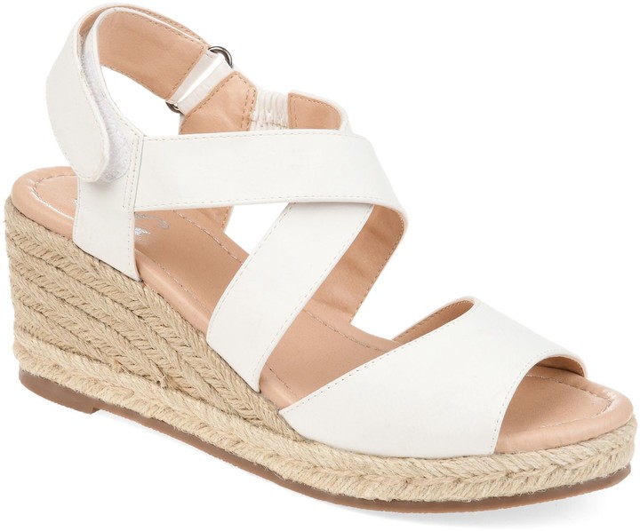 journee collection ashlyn espadrille wedge sandal