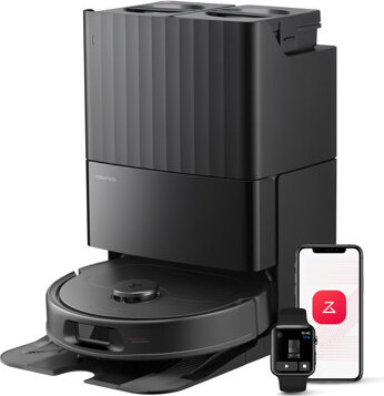 Roborock Qrevo Series Robot Vacuum and Mop, 10,000Pa Suction (QV 35S ), Self-Emptying, Self-Washing & Air Drying, 10mm Mop Lifting