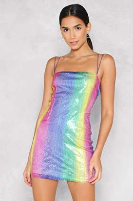Nasty Gal Show Your True Colors Sequin Mini Dress
