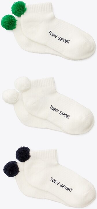 Performance Compression Pom-Pom Socks, 3-Pack