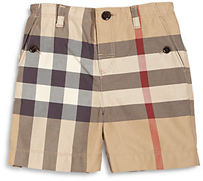 Burberry Infant's Check Twill Shorts