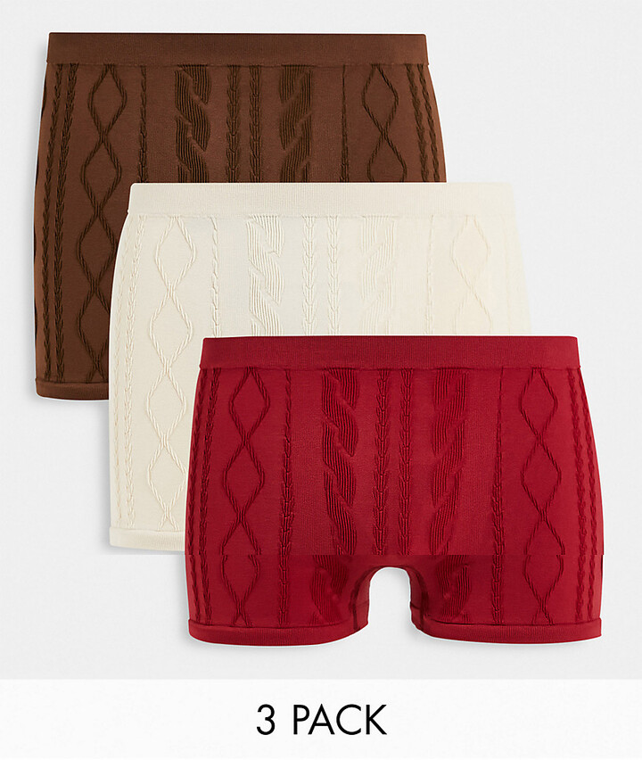 CATSDER Durian Pattern Boxer Briefs Mens Underwear Pack Seamless Comfort Soft