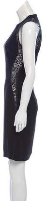Stella McCartney Lace Panel Sleeveless Sheath Dress