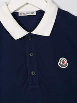 Thumbnail for your product : Moncler Kids contras collar polo shirt