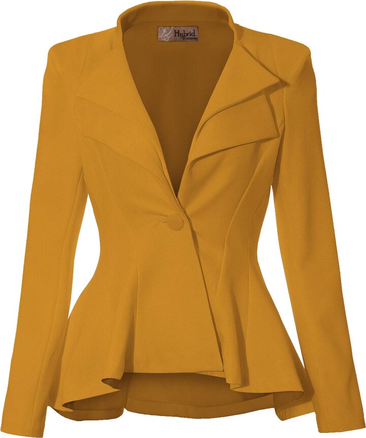mustard blazer uk