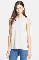 Thumbnail for your product : Theory 'Riviera' Cotton & Cashmere Sleeveless Top