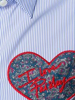 Thumbnail for your product : Etro I Love Paisley patch shirt
