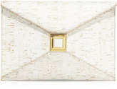 Thumbnail for your product : Kara Ross Prunella Cork Clutch Bag, White