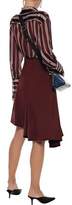 Thumbnail for your product : Marni Asymmetric Ruffled Silk-crepe Skirt
