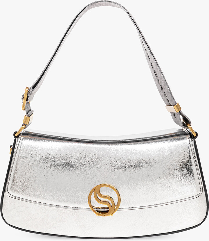 Stella McCartney 'S-Wave' Shoulder Bag - Silver - ShopStyle