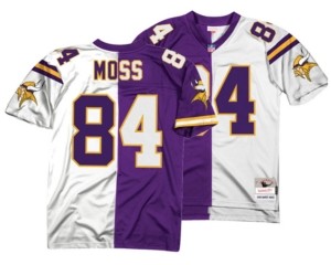 Mitchell & Ness Men's Randy Moss Minnesota Vikings Home & Away Split Legacy Jersey