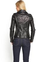 Thumbnail for your product : South Tall Leather Biker Jacket