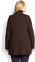 Thumbnail for your product : Eileen Fisher Eileen Fisher, Sizes 14-24 Double-Knit Long Jacket
