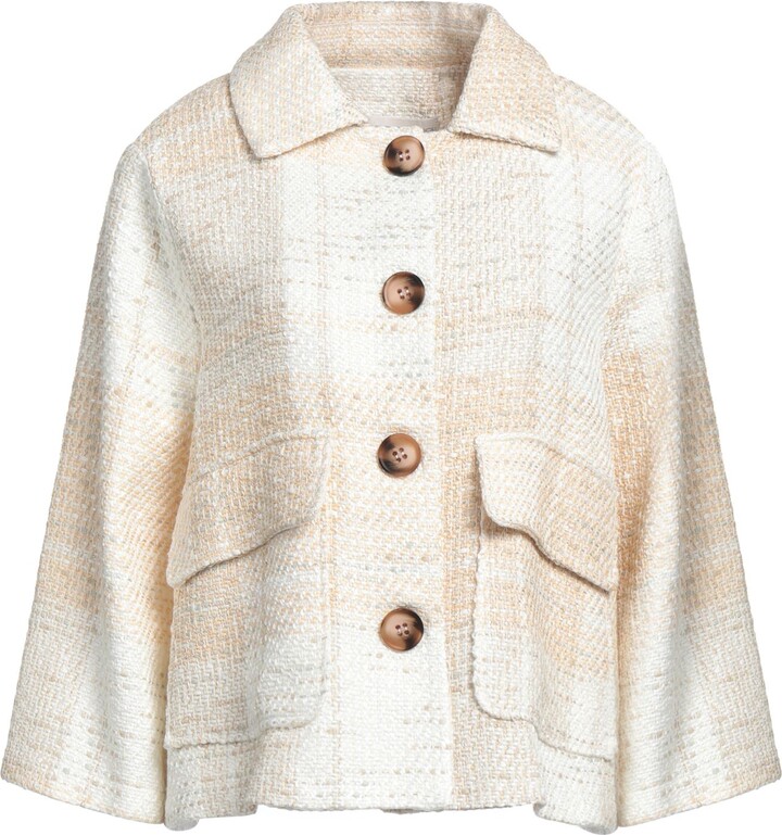 CRISTINA GAVIOLI Coat Sand - ShopStyle