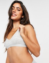 Thumbnail for your product : Monki soft bralet in gray