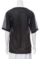 Thumbnail for your product : MM6 MAISON MARGIELA Metallic Accent T-Shirt