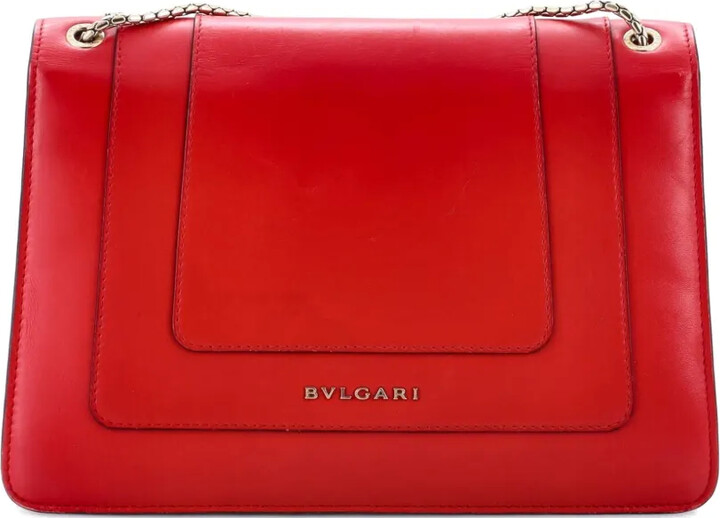 Bvlgari Pre-Owned Serpenti Forever Square Leather Medium shoulder bag