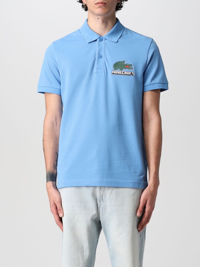Lacoste x Minecraft organic cotton polo t-shirt - ShopStyle