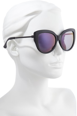 DIFF Avery 58mm Polarized Cat Eye Sunglasses