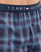 Thumbnail for your product : Tommy Hilfiger Woven Check Boxers In Vintage Indigo