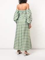 Thumbnail for your product : Lisa Marie Fernandez striped off shoulder dress
