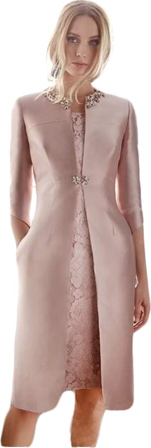 Stillluxury Two Piece Lace Formal Dress Set Cocktail Evening Gown