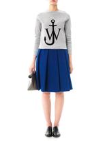 Thumbnail for your product : J.W.Anderson Ten pleat wool skirt